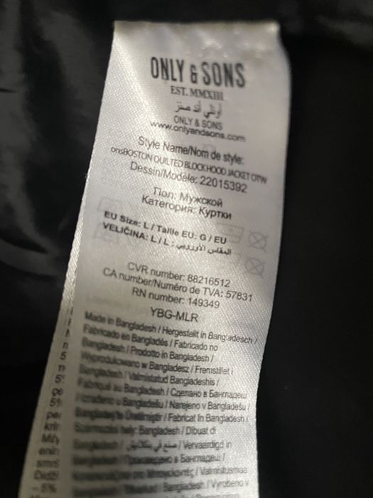 Kurtka puchowa Only & Sons L