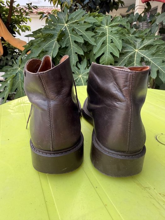 Botas / Botins Camper "The Original's Club" em Pele Castanha – Tamanho 45