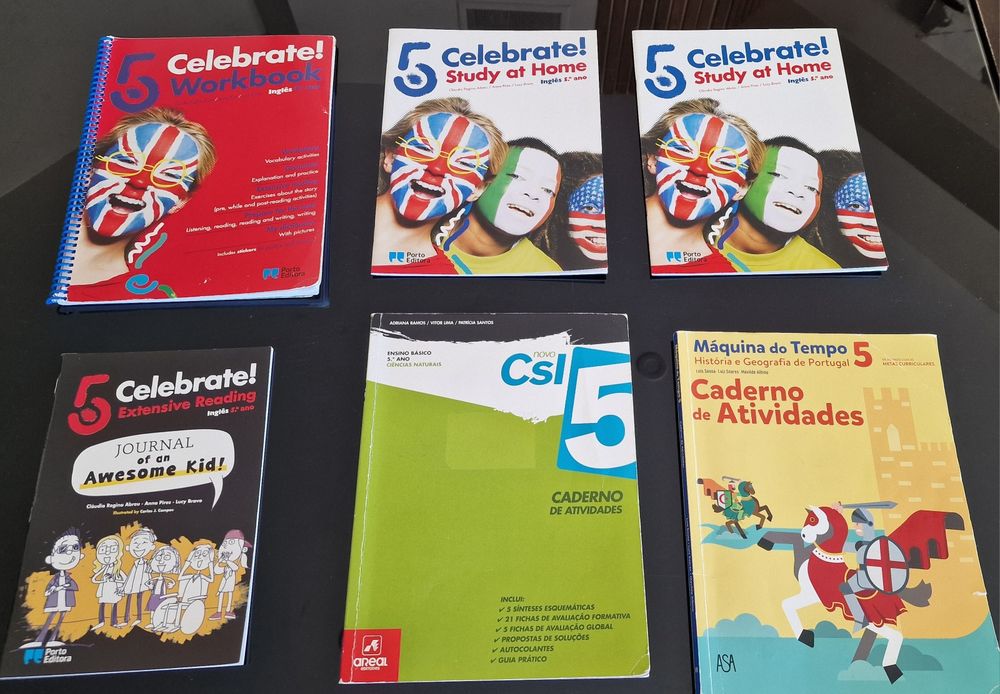 Cadernos de atividades 5 ano