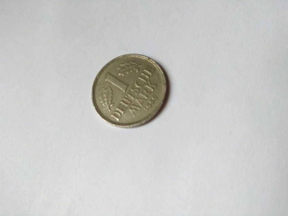 Германская монета 1 deutsche mark 1959 год