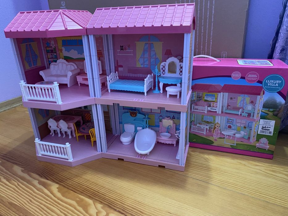 Домик для кукол, дім для ляльок, Pretty Dollhouse 6+