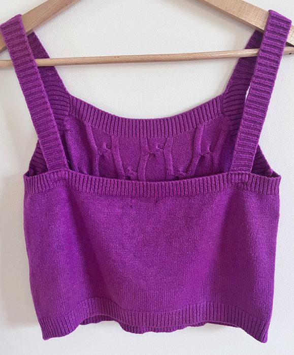 Top na ramiączkach dzianinowy S/36 Medicine