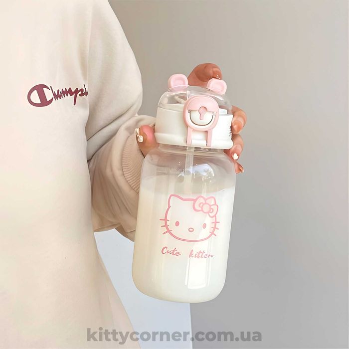 Дитяча пляшка для води Hello Kitty хелоу кіті Пляшка для молока