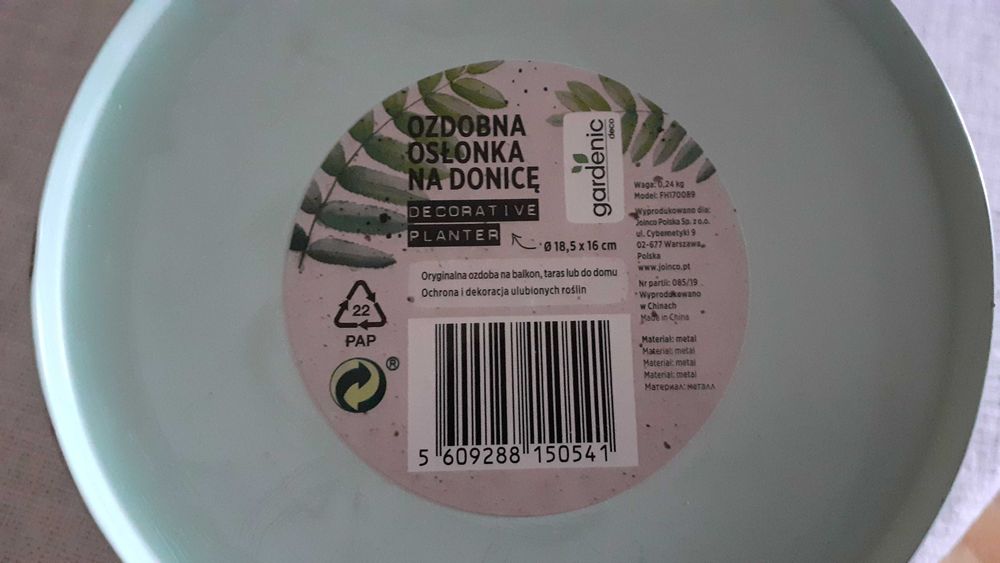 Doniczki osłonki loft 3 sztuki