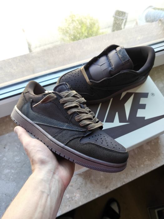 Nike Jordan 1 Travis Scott 41 nowe brązowe