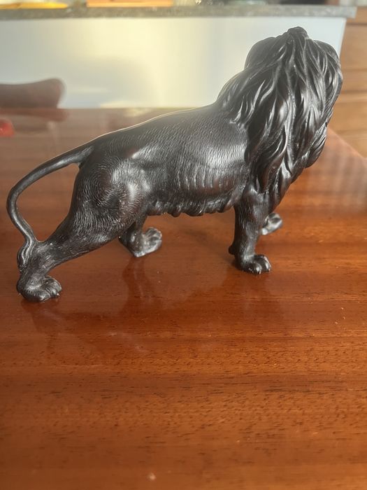 Bela escultura de Leão
