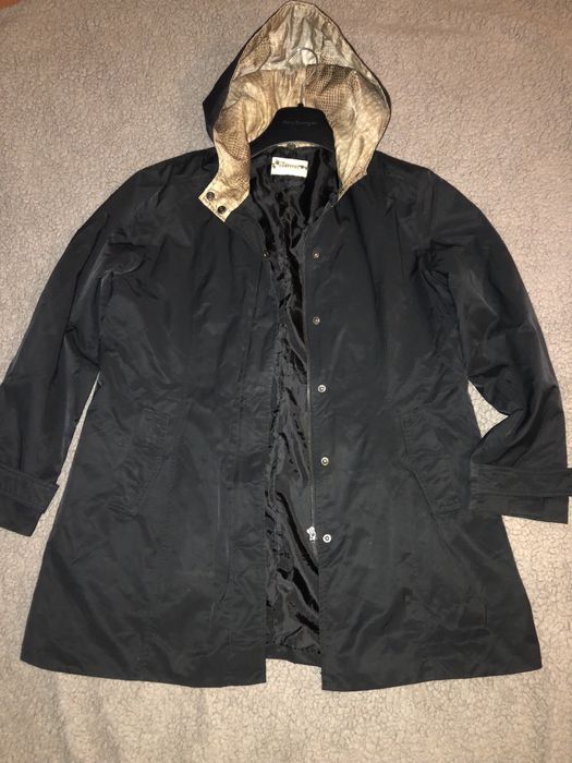 Gabardine com capuz, colete opcional com bolsos