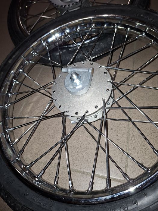 Odnowione wycentrowane kola kpl r17" romet ogar 202,2-biegowy