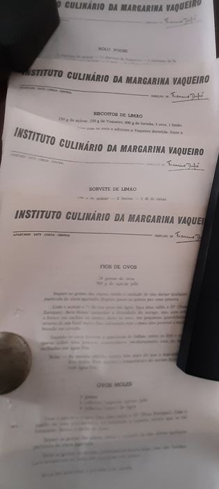 69 paginas de receitas do instituto culinário da margarina vaqueiro de