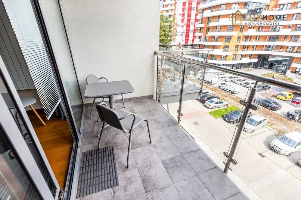 Kawalerka z dużym balkonem - Wiślane Tarasy - od 01.02