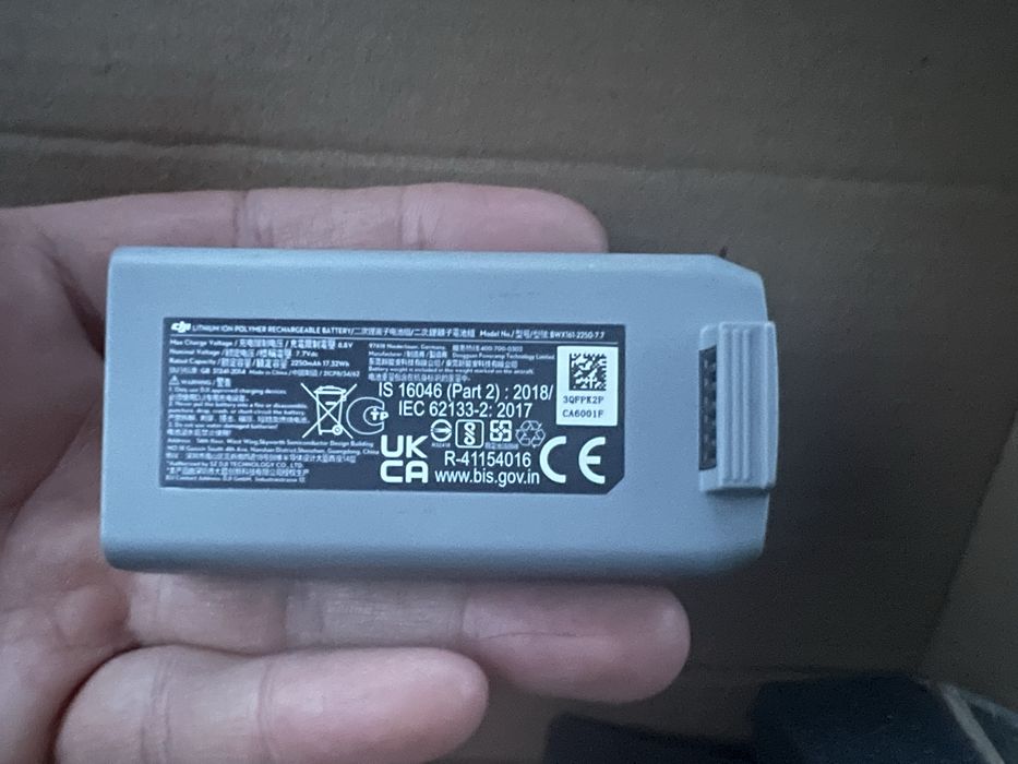 Bateria ORIGINAL DJI mini 2/ mini 2 SE / mini 4k - MENOS 10 CICLOS