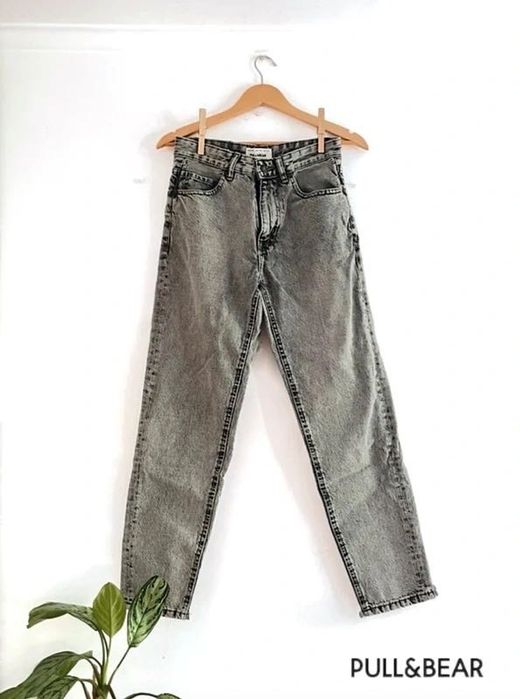 Calças de ganga vintage acid wash 36