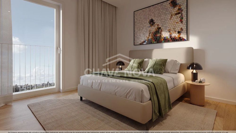 Apartamento T1 Praia da Granja em Arcozelo c/ terraço de 27,20m2