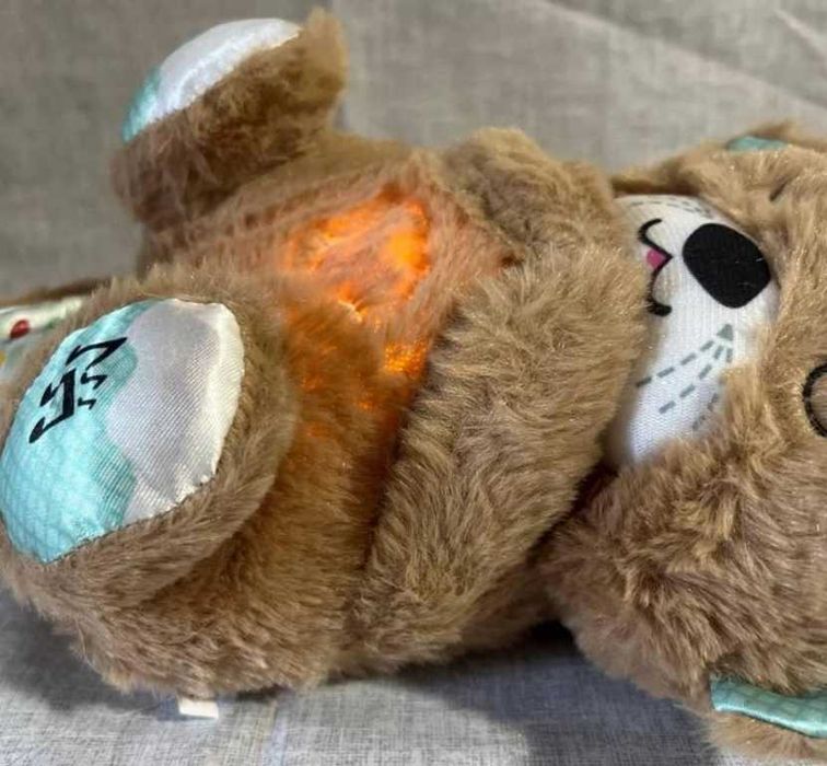 Нічник дихаюча Видра Коала М'яка іграшка для сну Ночник Мягкая Игрушка