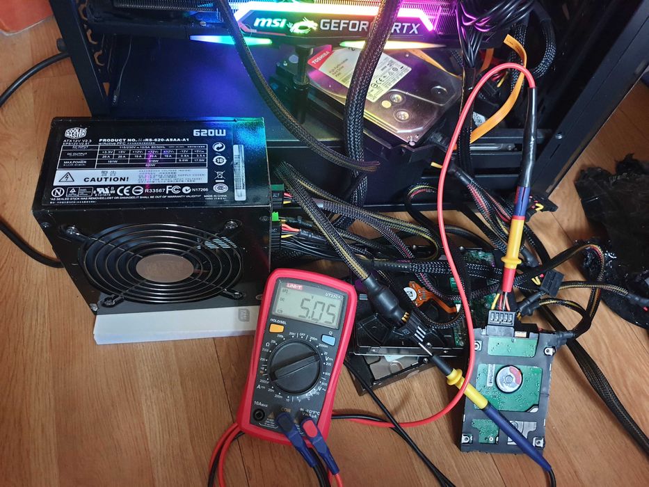 Cooler Master RS-620 620W | Po pełnym serwisie | Low ESR | Nowe kable