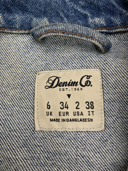 Casaco de ganga tam 34 bom estado