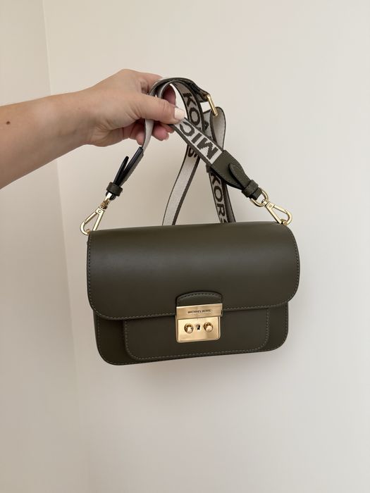Сумка Michael Kors Sloan оливкова