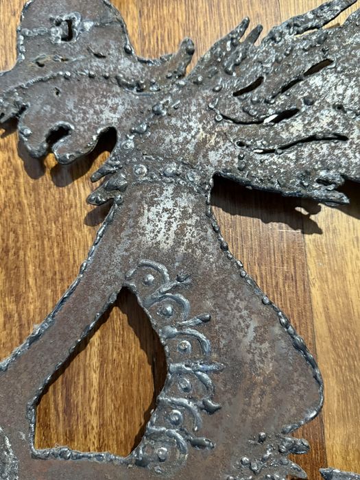 Duża zawieszka metaloplastyka baba jaga