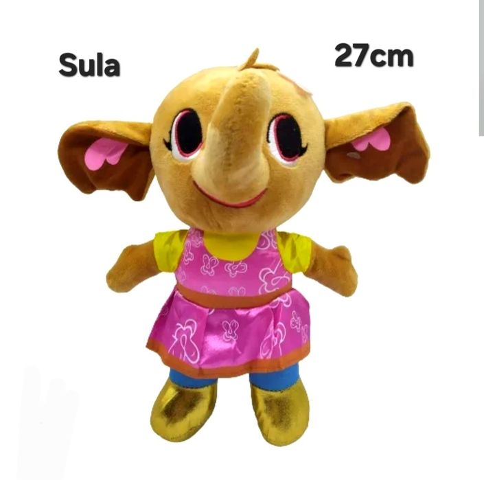 Nowa maskotka Sula z bajki Bing I przyjaciele miś pluszak prezent przytulanka słoń słonik z bajki bing