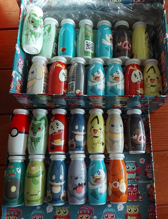Pokémon Actimel Kids garrafas