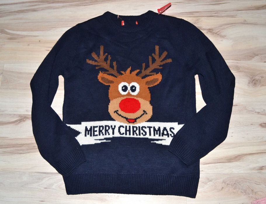 93^ primark Świąteczny sweter Renifer S/M