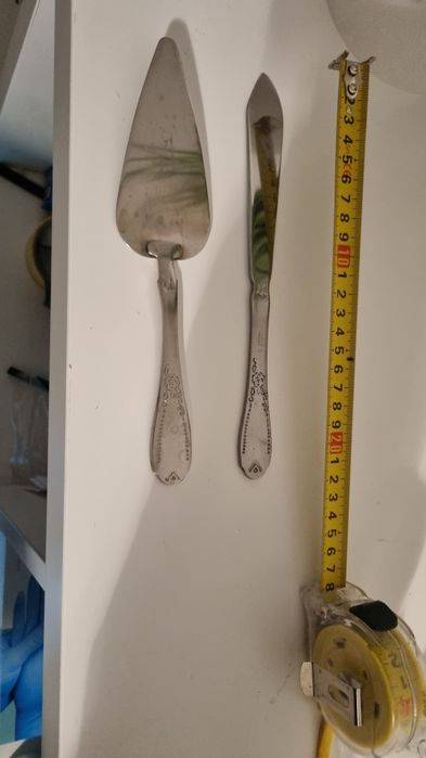 Łopatka do ciasta nóż zestaw hefra vintage