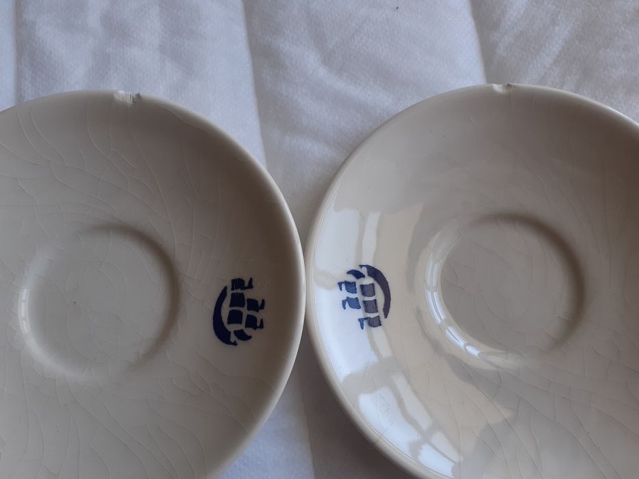 Chávenas de café da Fábrica da Loiça de Sacavêm