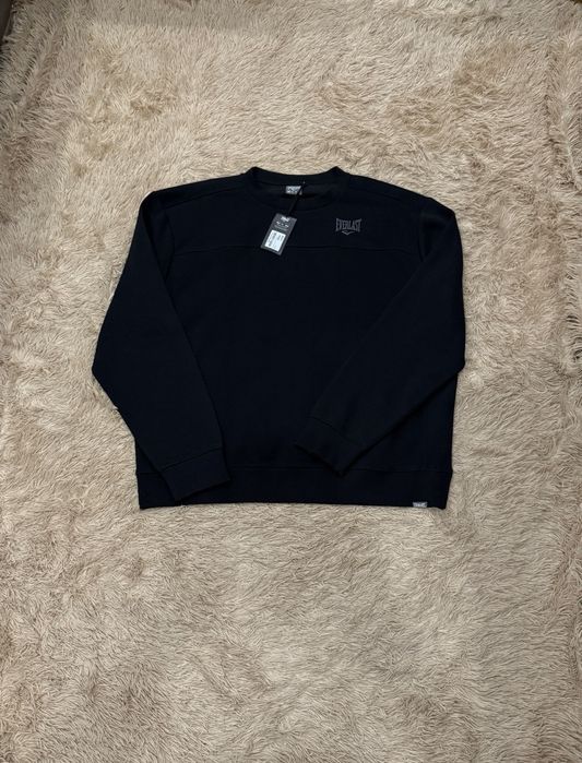 Новая кофта свитшот everlast чёрная серая еверласт эверласт 4xl xxxxl