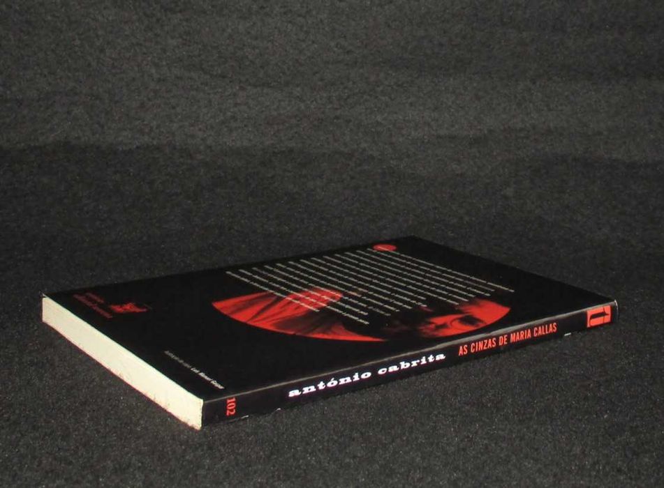 Livro As Cinzas de Maria Callas António Cabrita