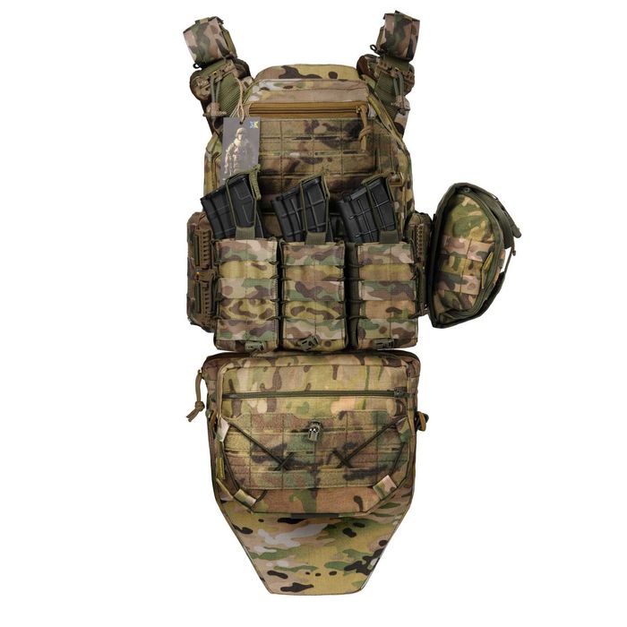 М'який балістичний захист 2 класу ДСТУ паху та животу великий. 25х35см