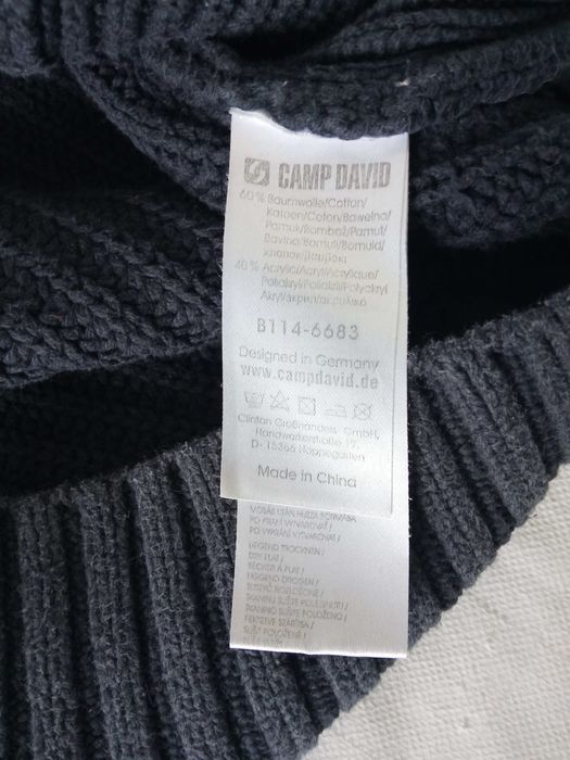 Camp David zimowy męski sweter r XL