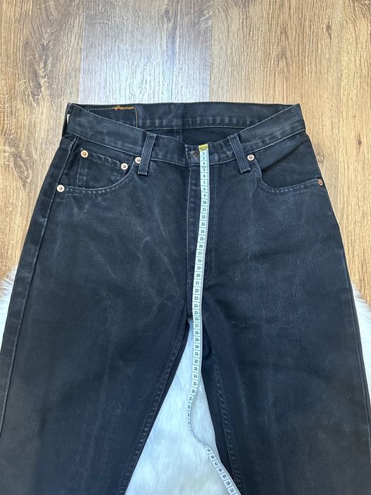 Spodnie dżinsowe jeansowe czarne 34 Levis vintage bawełna