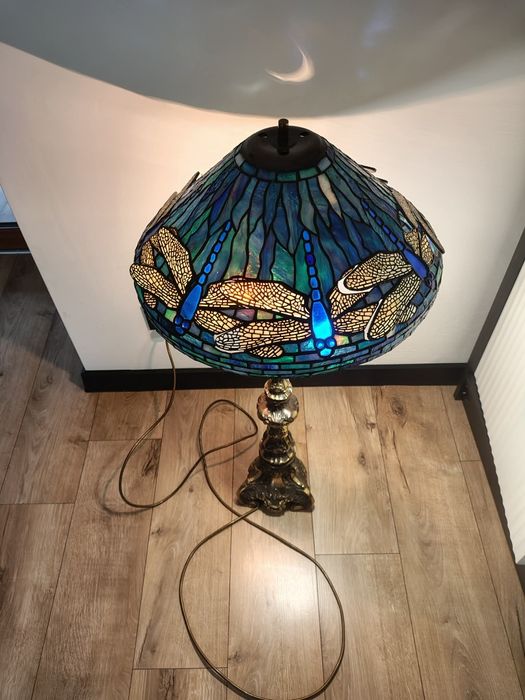 Lampa witrażowa podłogowa