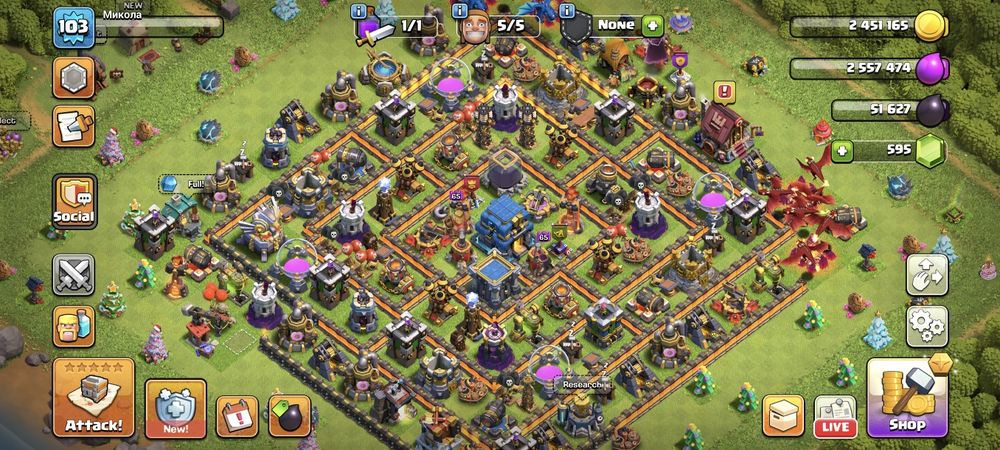 Продам акаунт Clash of Clans