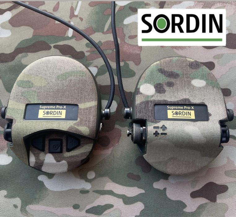 Текстильні камуфляж наліпки MSA Sordin Supreme Pro-X Cordura® MultiCam