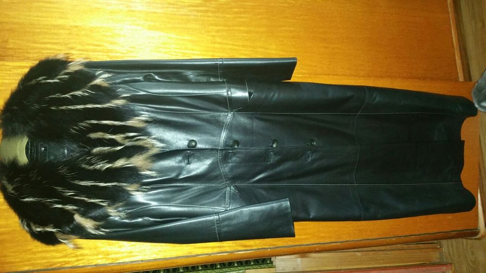 Плащ, Пальто кожаное Koranso