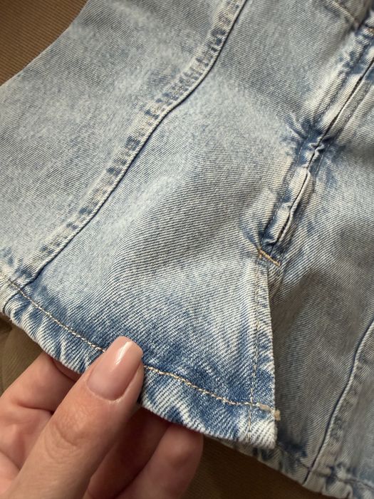 Джинсовий топ корсет Zara — Новий (розмір S)