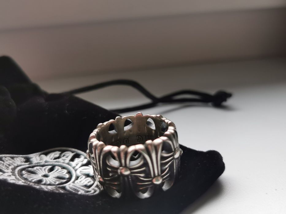 Pierscionek Srebro chrome hearts Silver ring