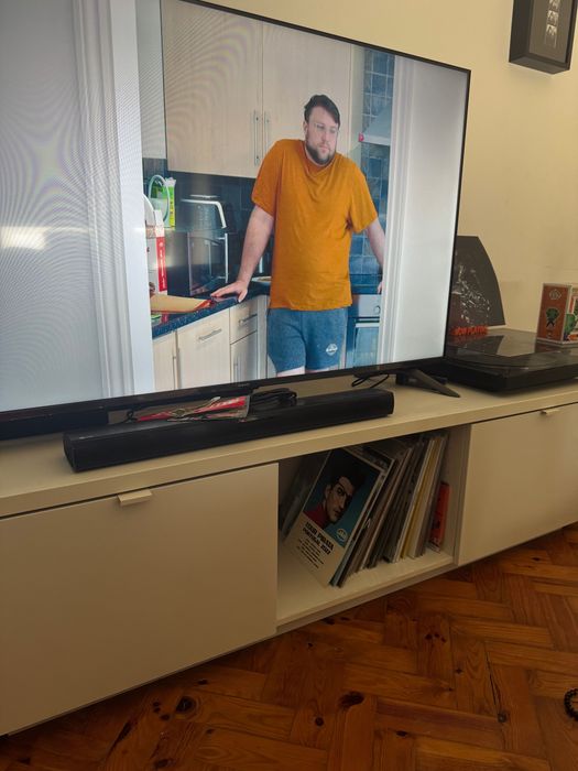 Móvel de TV branco BYÅS da IKEA