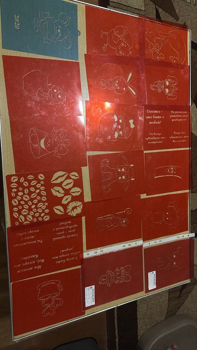 гнучкі трафарети для тортів і печива 350 грн