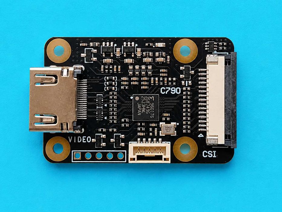 Модуль перетворювача HDMI в CSI C790 для Raspberry Pi на мікросхемі TC358743XBG