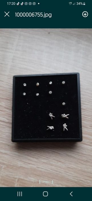 KOLCZYKI do nosa ze stali chirurgicznej