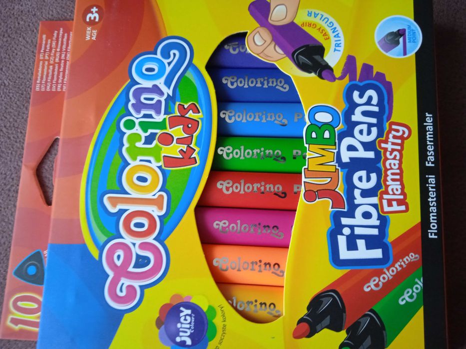 Набор фломастеров треугольной формы Fibre Pens Colorino