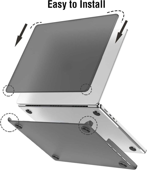 Etui MacBook Pro 16 M1 M2 M3 M4 M5 BlueSwan białe matte