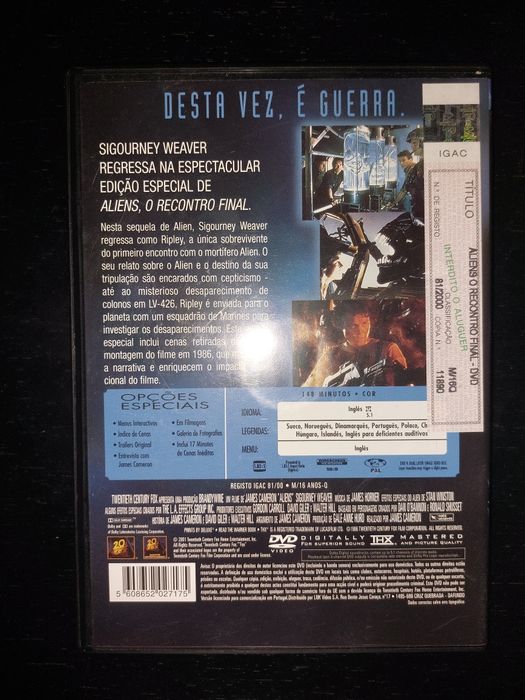 DVD "Aliens: The Final Reunion" (Like New)64740126918529121