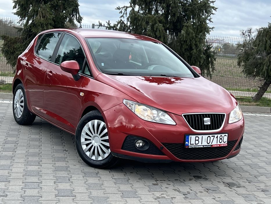 Seat Ibiza 1.4MPi 85KM 2010 Klima G.Fotele 5 drzwi Nowe Opony 191tys km
