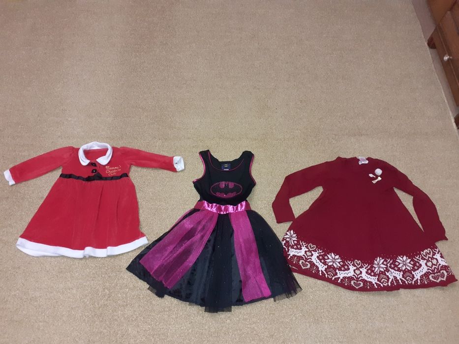 Плаття, сукня новорічна 12-18  місяців, 3-6 років