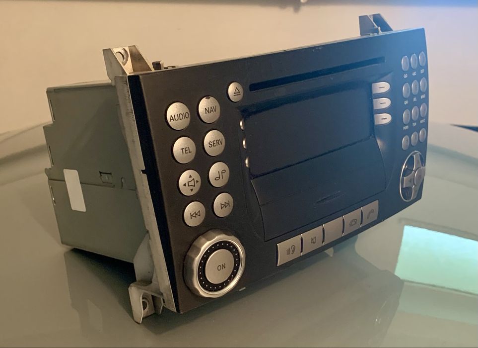 Auto rádio  A1718204089 Mercedes R171 SLK Navigation Audio 50 com gaveta para 6 cds A1715453340
