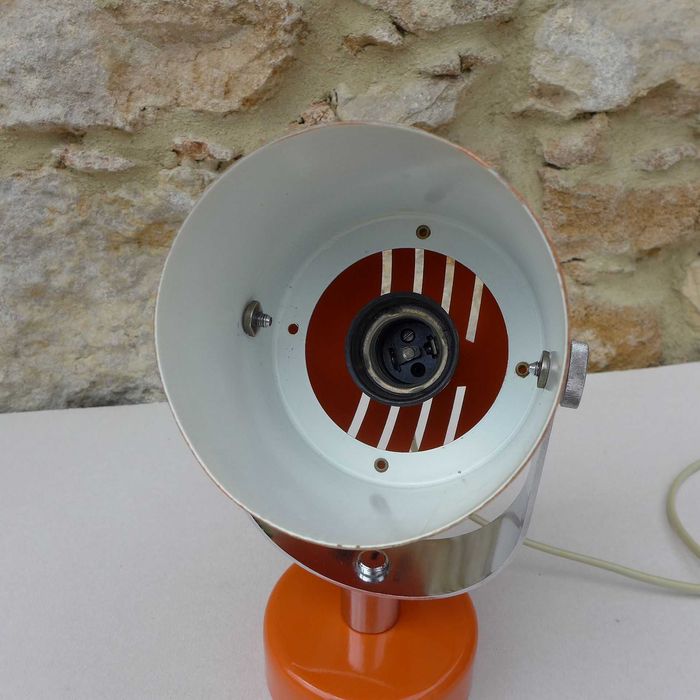 Lampa Stołowa Space Age Mid Century lata 70 Prl