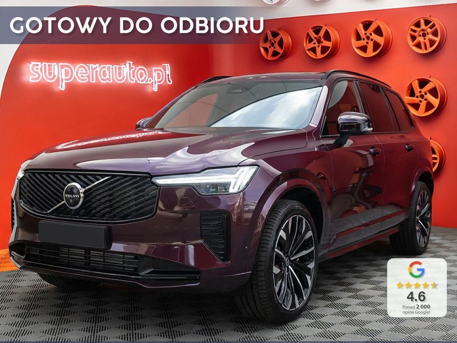 Volvo XC 90 2.0 B5 AWD Ultra Dark 7os (250KM) Hak holowniczy, składany
